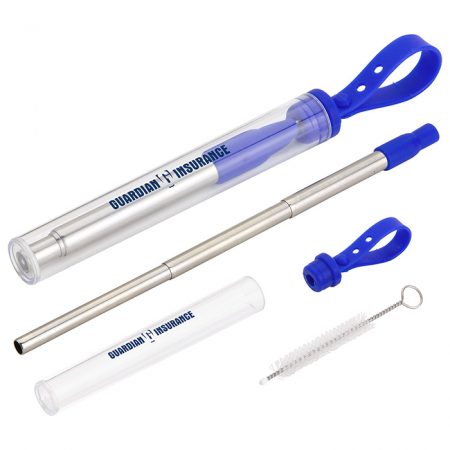 Promotional Sip & Slide Straw Kit with Logo