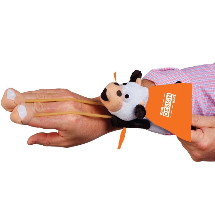 Custom Flying Cow Sling Shot Toy with Logo