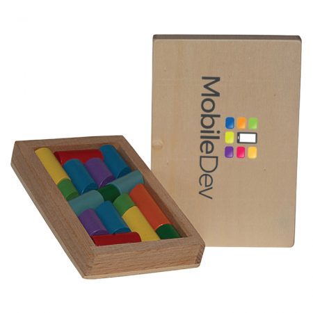 Promotional Small Log Puzzle Gam with Logo