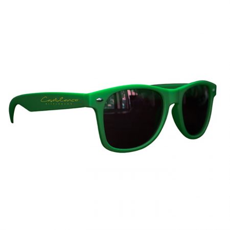 Custom Logo Promotional Soft Rubberized Matte Finish Miami Sunglasses