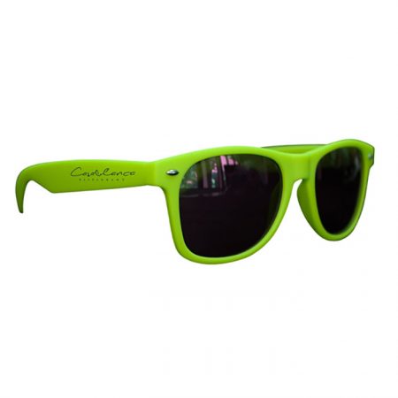 Custom Logo Promotional Soft Rubberized Matte Finish Miami Sunglasses