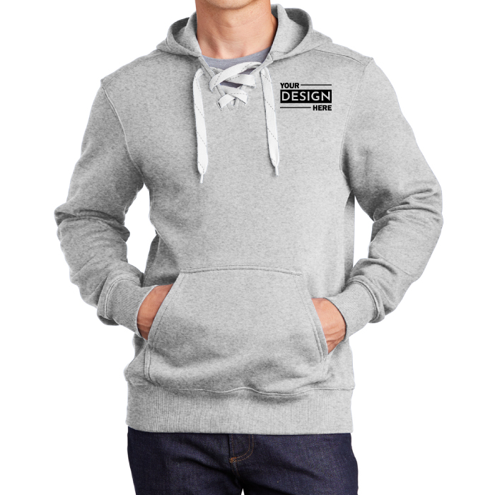 Custom Branded Sport-Tek® Lace Up Hooded Sweatshirt