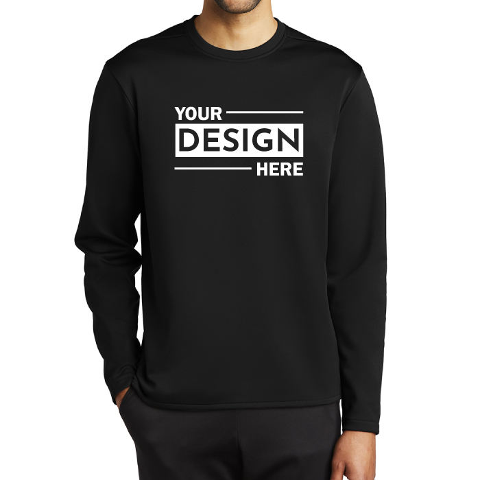 Personalized Sport-Tek® Sport-Wick® Fleece Crewneck Sweatshirt