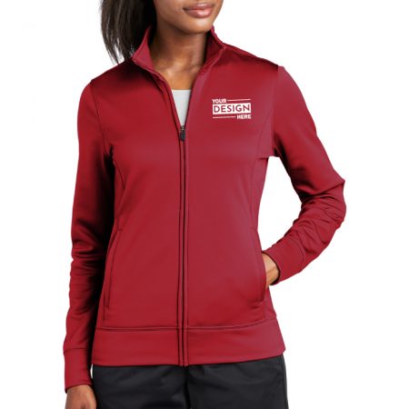 Custom Branded Sport-Tek® Women's Sport-Wick® Fleece Full-Zip Jacket
