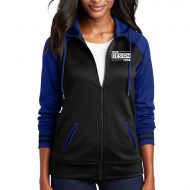 Custom Branded Sport-Tek® Women's Sport-Wick® Varsity Fleece Full-Zip Hooded Jacket with Logo
