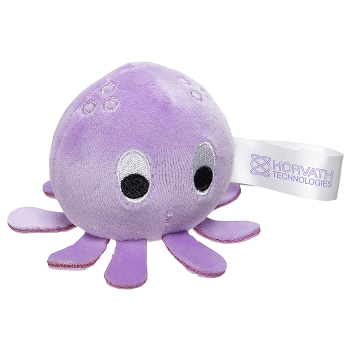 Squid Stress Buster Squeeze Toy with Logo