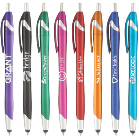 Promotional Pens - Stratus Metallic with Stylus