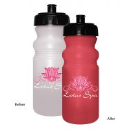 Custom Sun Fun Color Change Cycle Water Bottle 20oz - Full Color