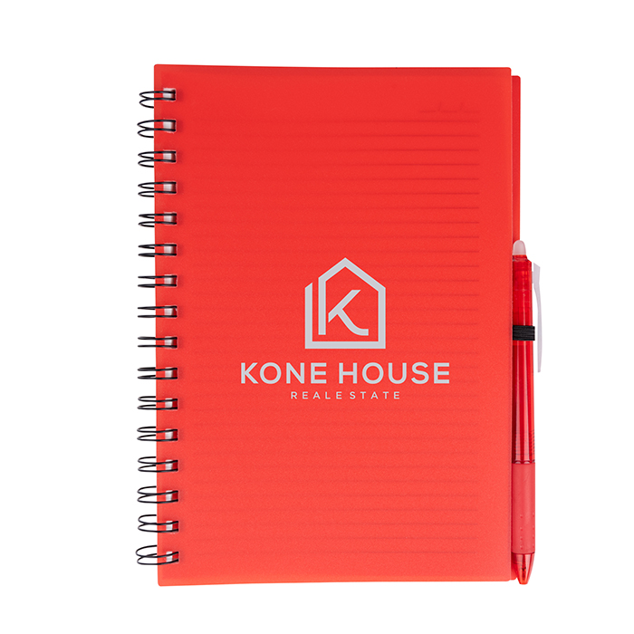 Promotional Take Two Spiral Notebook With Erasable Pen