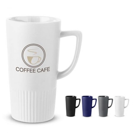 Custom Logo Texture Base Ceramic Mug 20oz