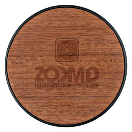 Timber Wireless Charging Pad Custom Logo