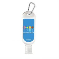 Promotional Antibacterial hand Sanitizer Tottle Bottle 1oz with Logo