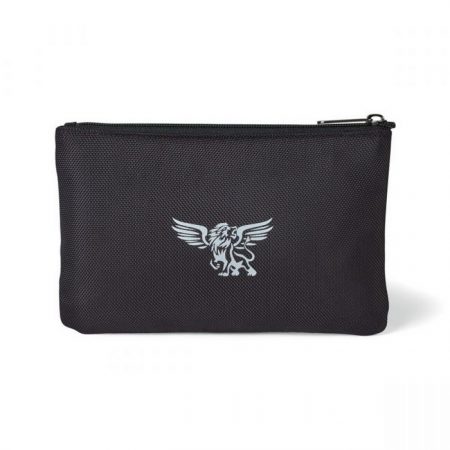 Promotional Custom Logo Travis & Wells® Leather Zippered Pouch