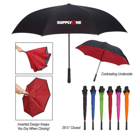 Promotional Reverse Design Inversion Automatic Open Umbrella
