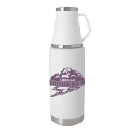 Vacuum Thermos Bottle with Cup 51 oz with Logo