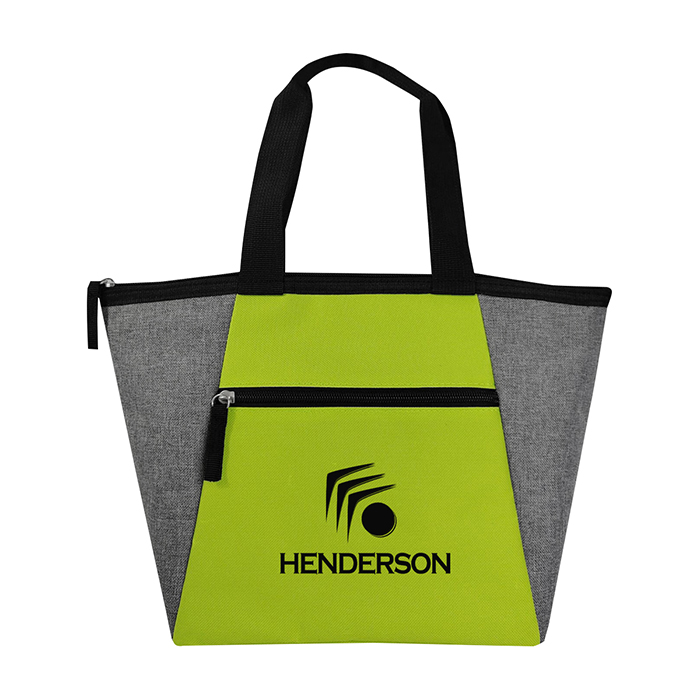Promotional Wide Open Lunch Cooler Tote Bag