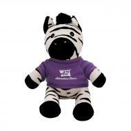 Promotional Zander Zebra Stuffed Plush Toy 6"